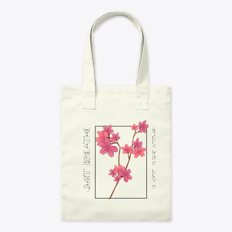 Just Breathe Canvas Bag