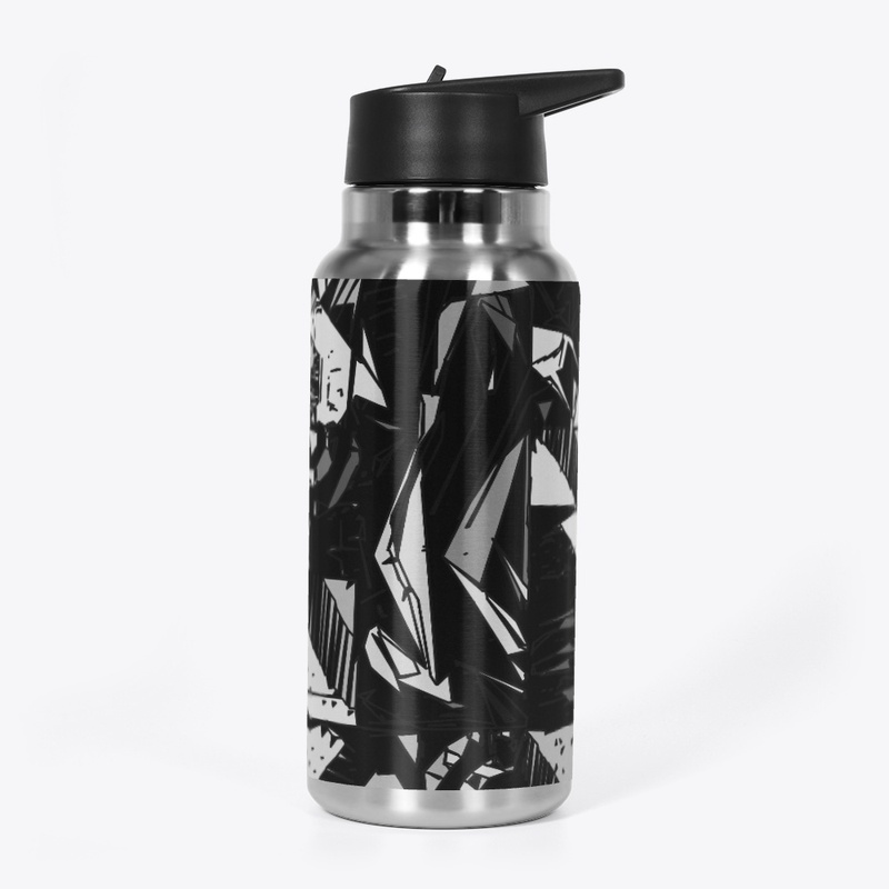 BLk and White AbstractPattern 