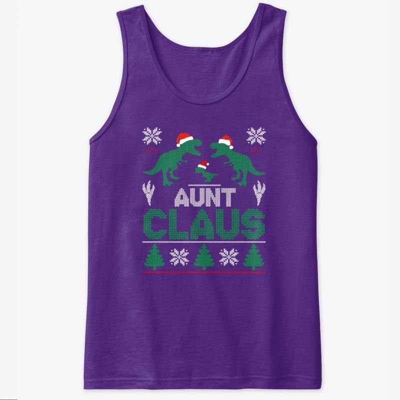 Womens Aunt Claus Matching Famiy Group C
