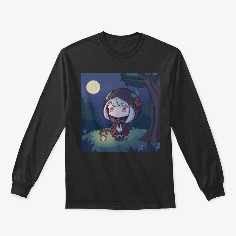 Hooded chibi anime girl