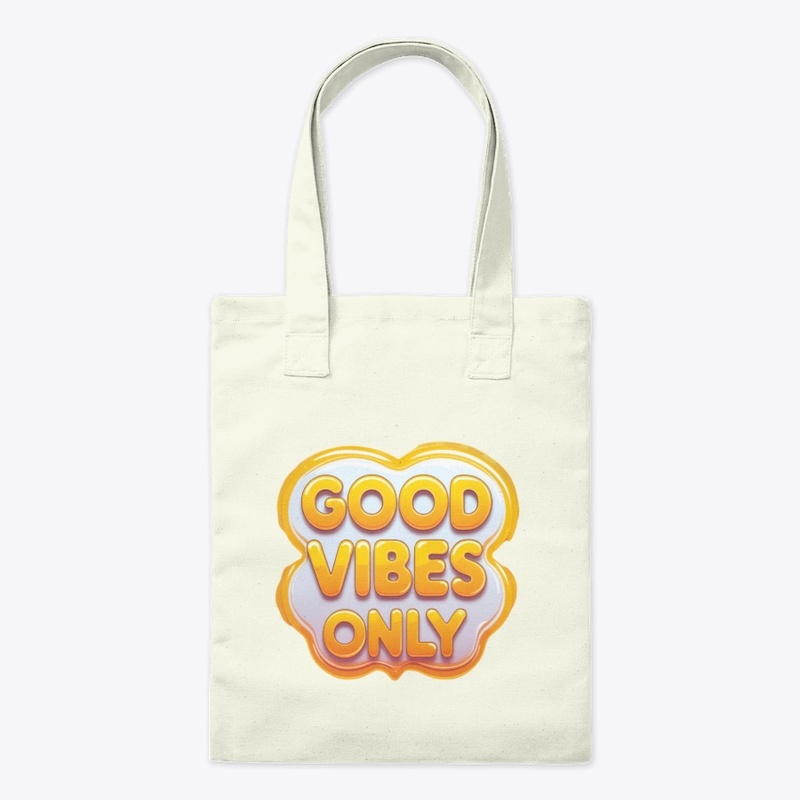 Positive  Pure Cotton Good Vibes Design 