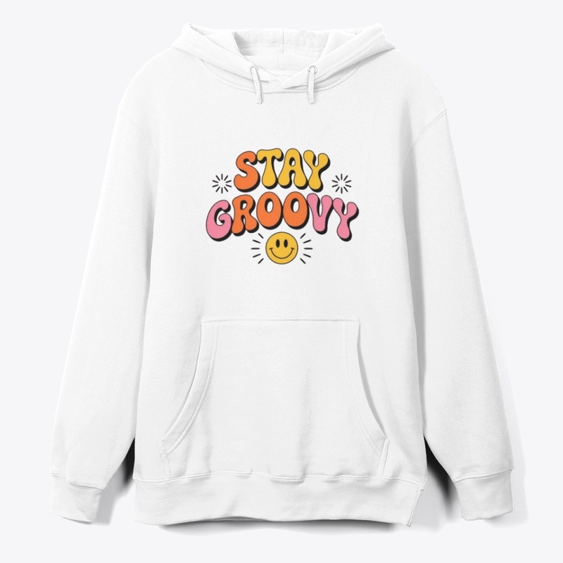 Stay Groovy Retro Tee | Minimalist 70s 