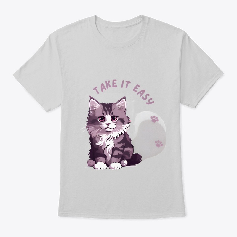 "Take It Easy" Cat Lover's Tee