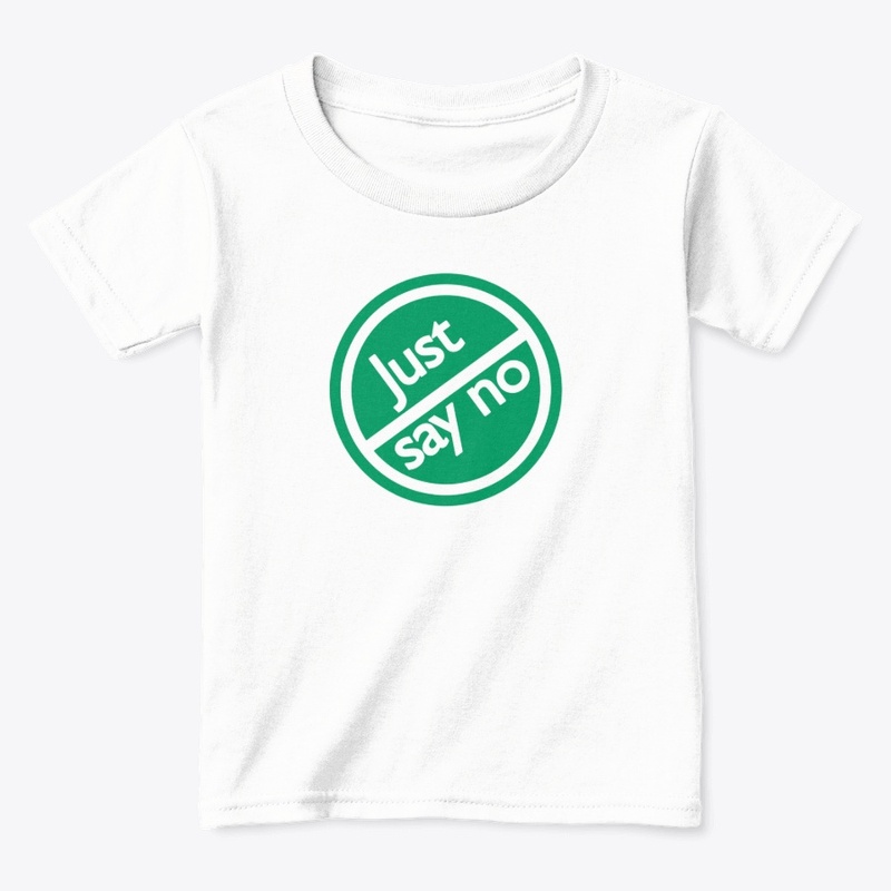 Just say NO Classic 80's - White