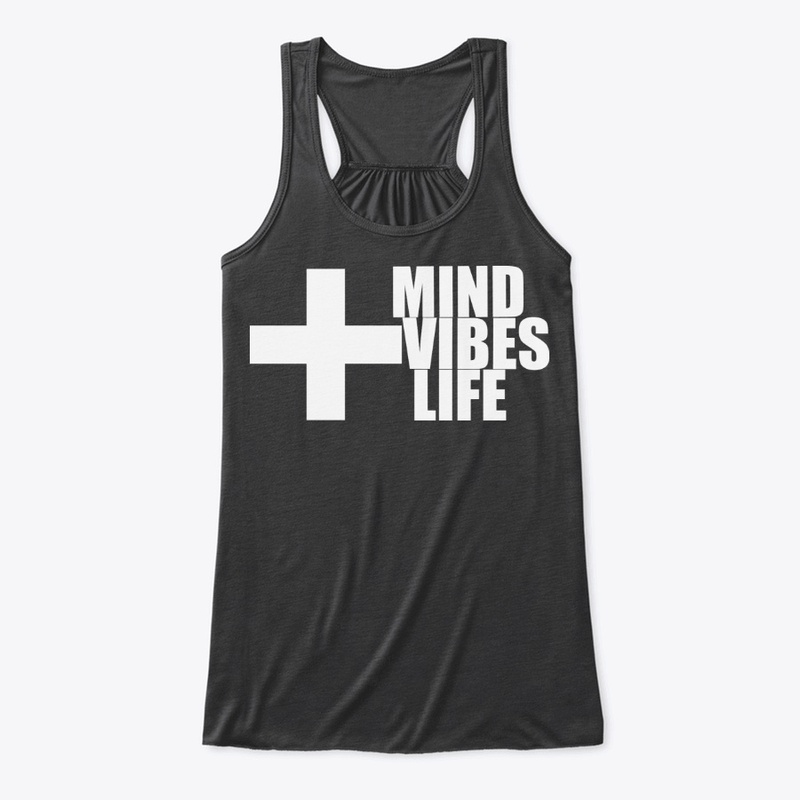 White Positive Mind Vibes Life