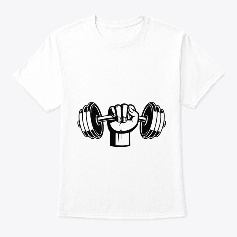 Gym Lover T-Shirts White Colour