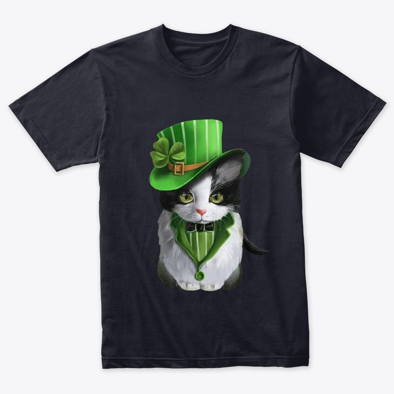 Irish Cat  T Shirt