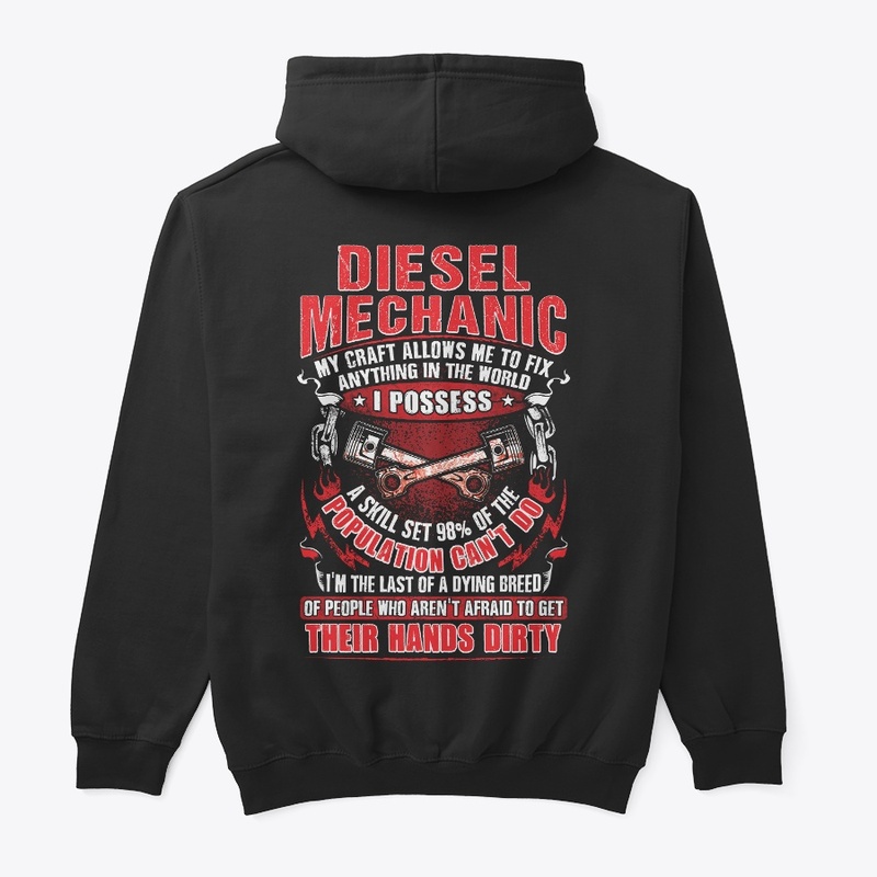 Diesel Mechanic's Craft Hoodie