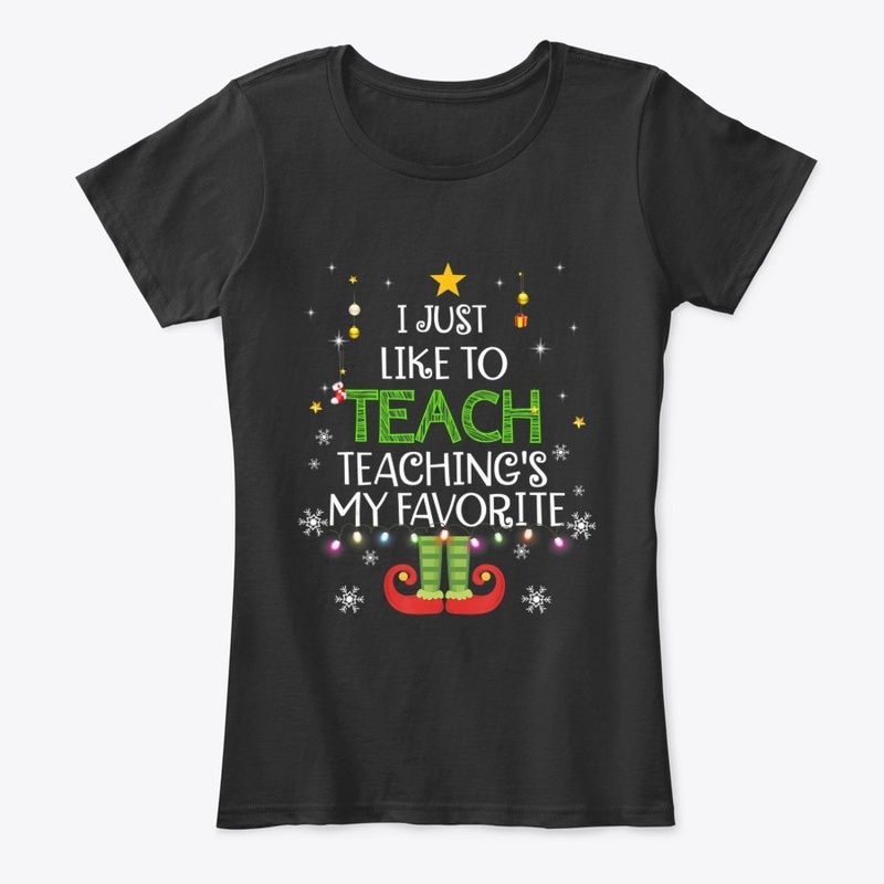 Teacher Elf Christmas shirt
