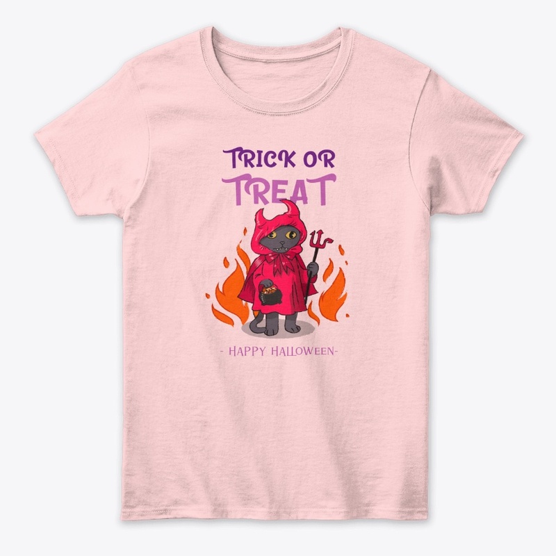 Trick or treat Kitty -  Halloween Design