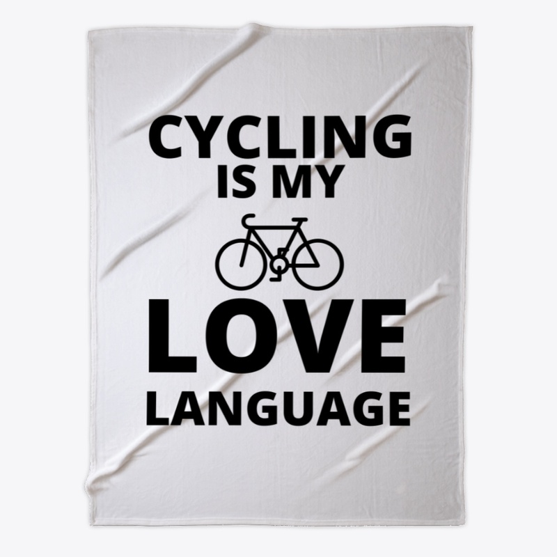 Cycling is my love language funny bicycl