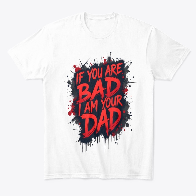 Bold Dad Joke Graffiti Streetwear Design