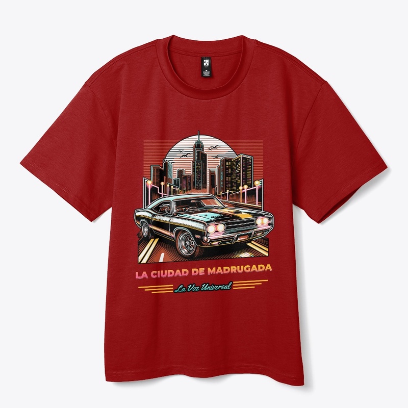 la ciudad de madrugada vintage