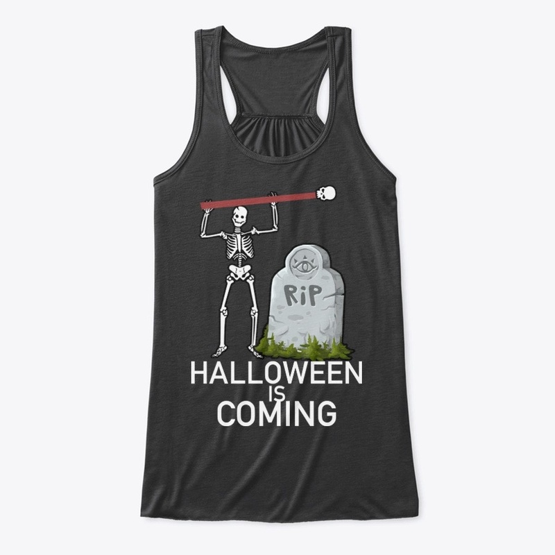 rip skeleton happy halloween day