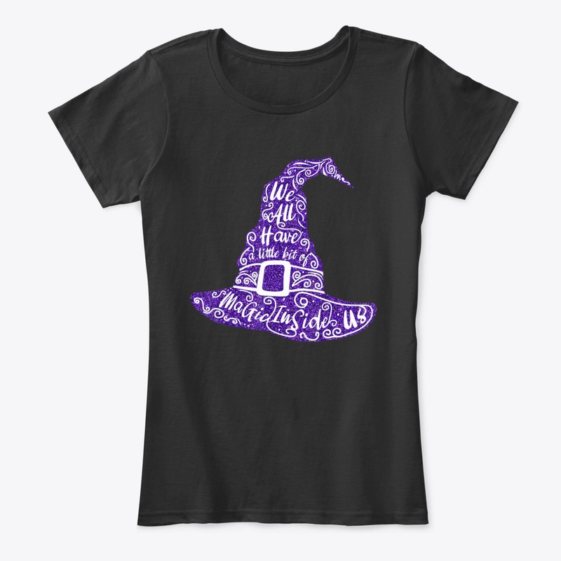 Glitter Purple Witch Magic Hat Halloween