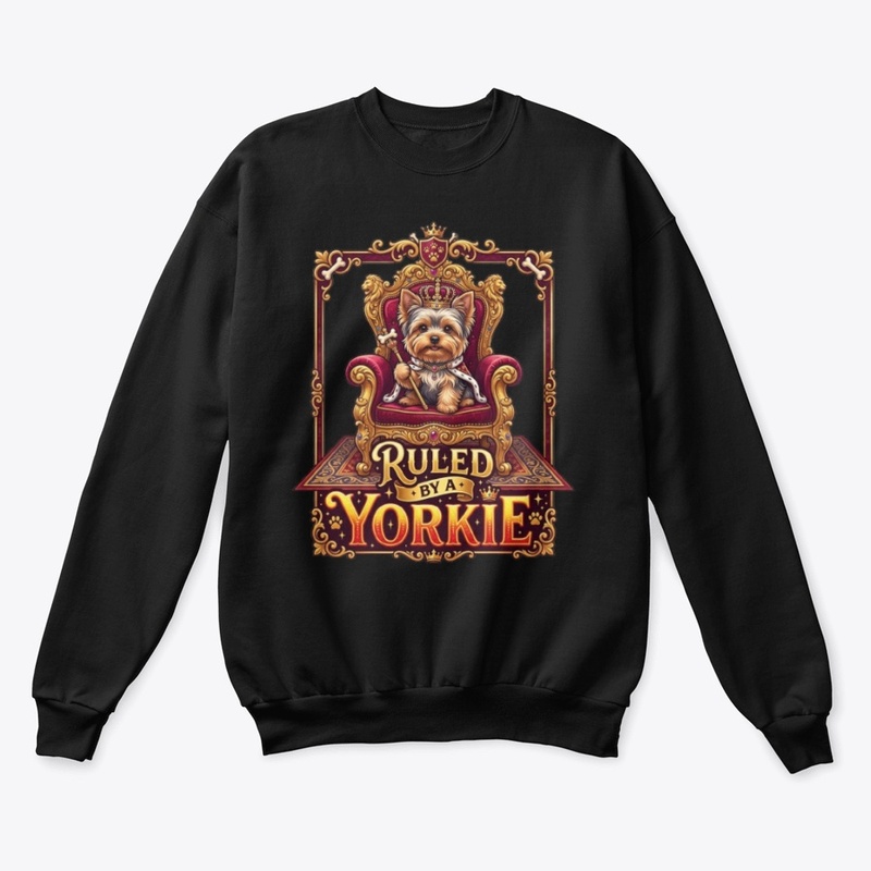 Ruled By A Yorkie Funny Dog Lover 