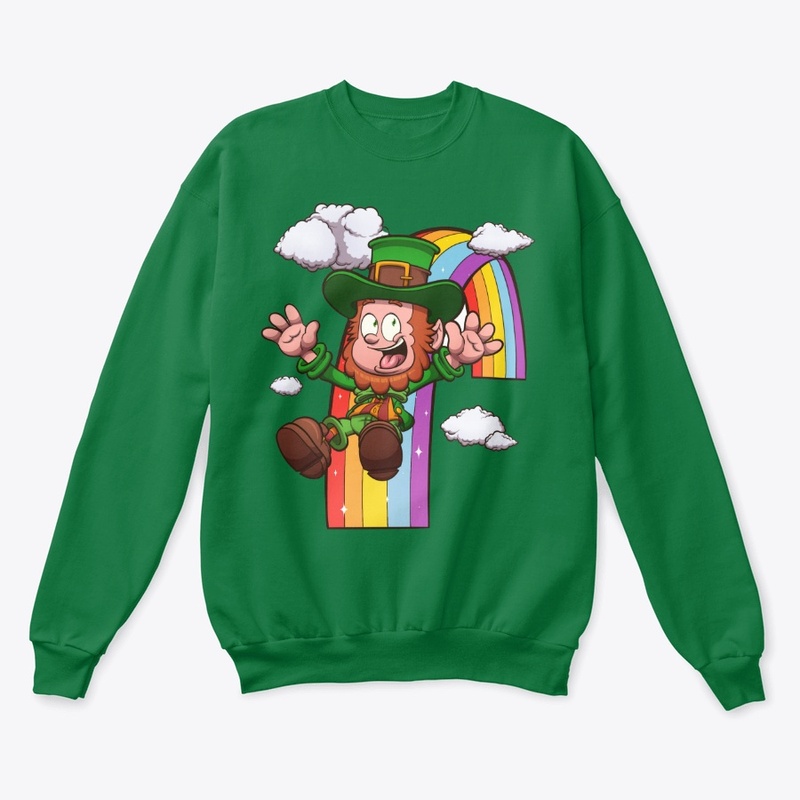 Rainbow Clouds St. Patrick's Day Art