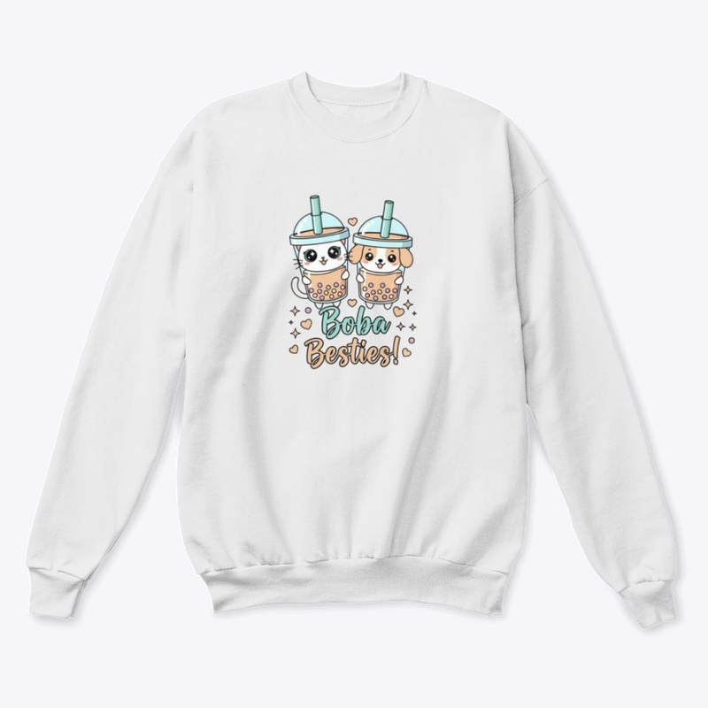 Boba Besties Milo & Bo Cute Kawaii Tee
