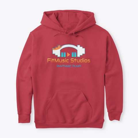 Fit Music Studios Cardinal Red T-Shirt Front