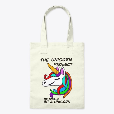 The Unicorn Project Natural Camiseta Front