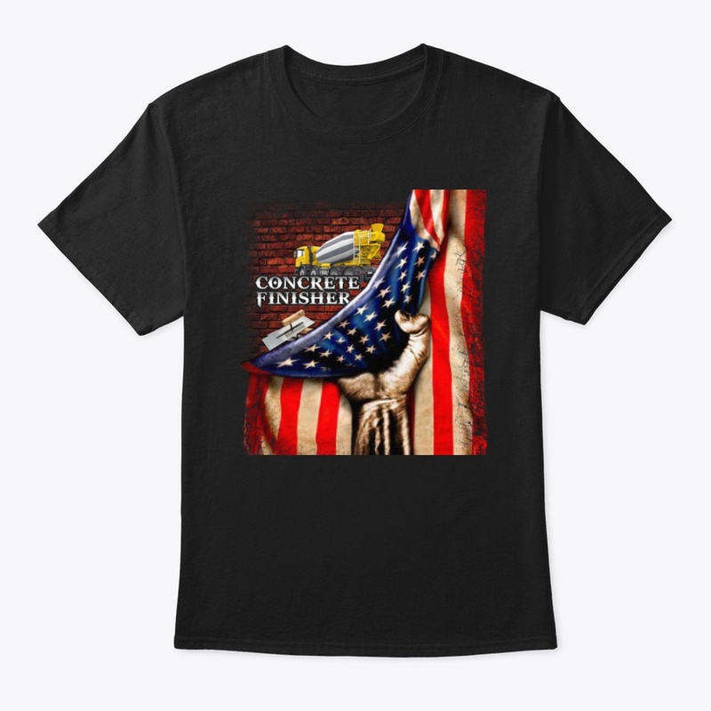 Proud American Concrete Finisher