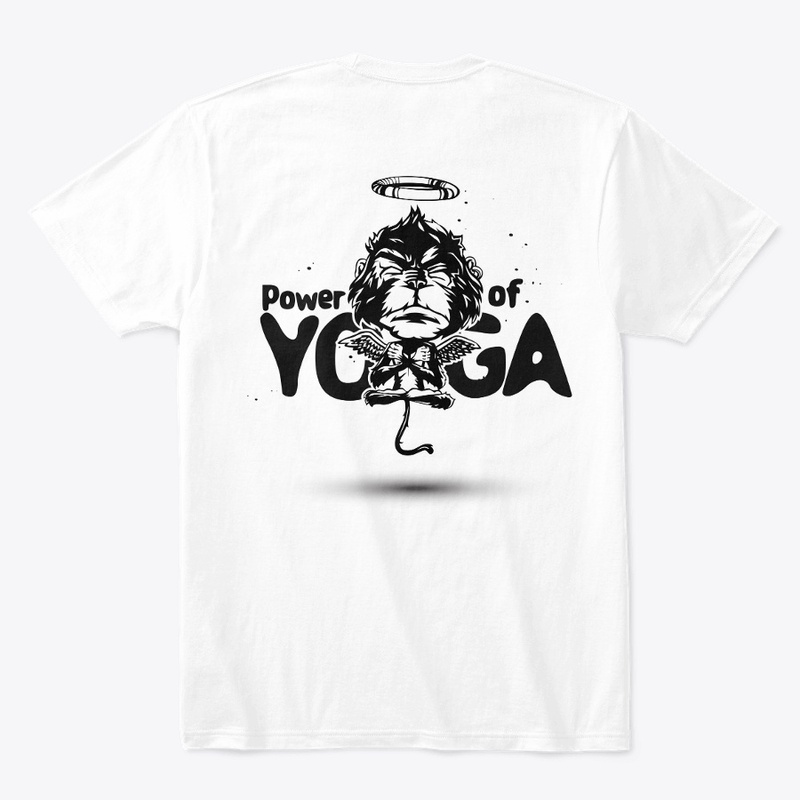 Comfort  yoga monkey printedTee