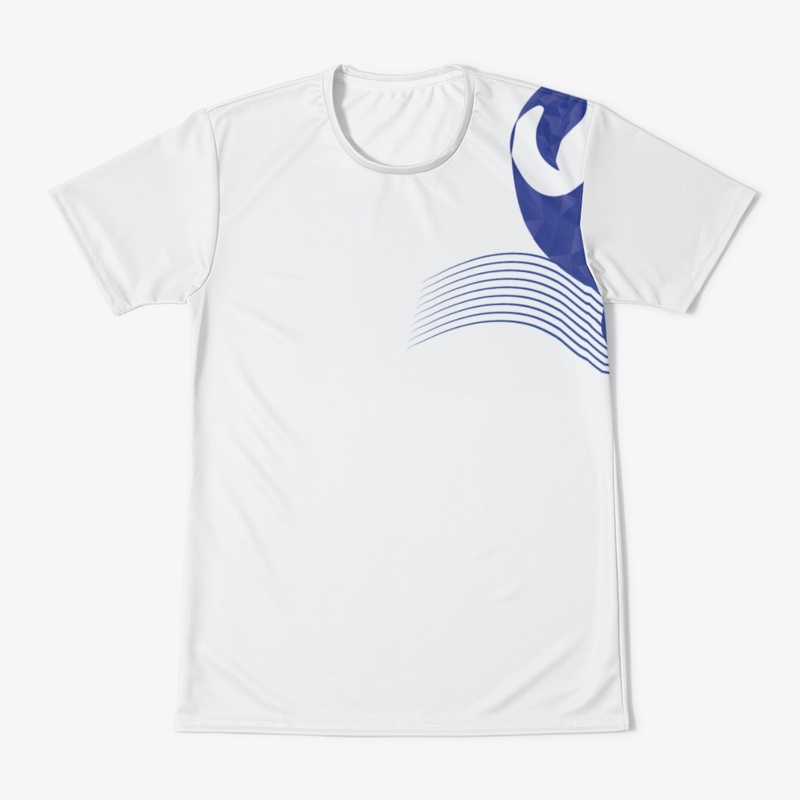 polygonal dolphin t -shirt