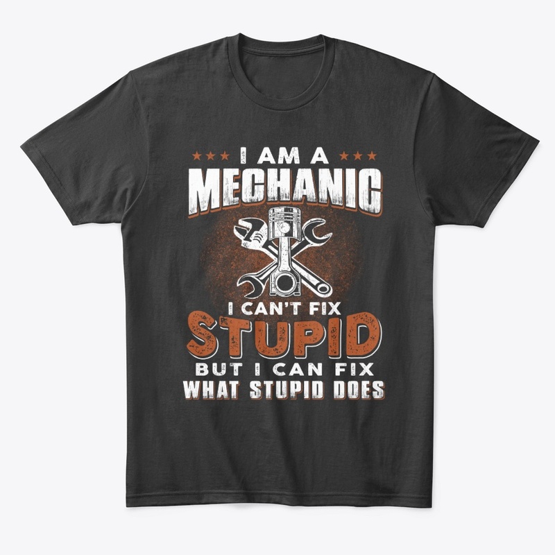 Proud Mechanic Tee Funny Gifts For Men