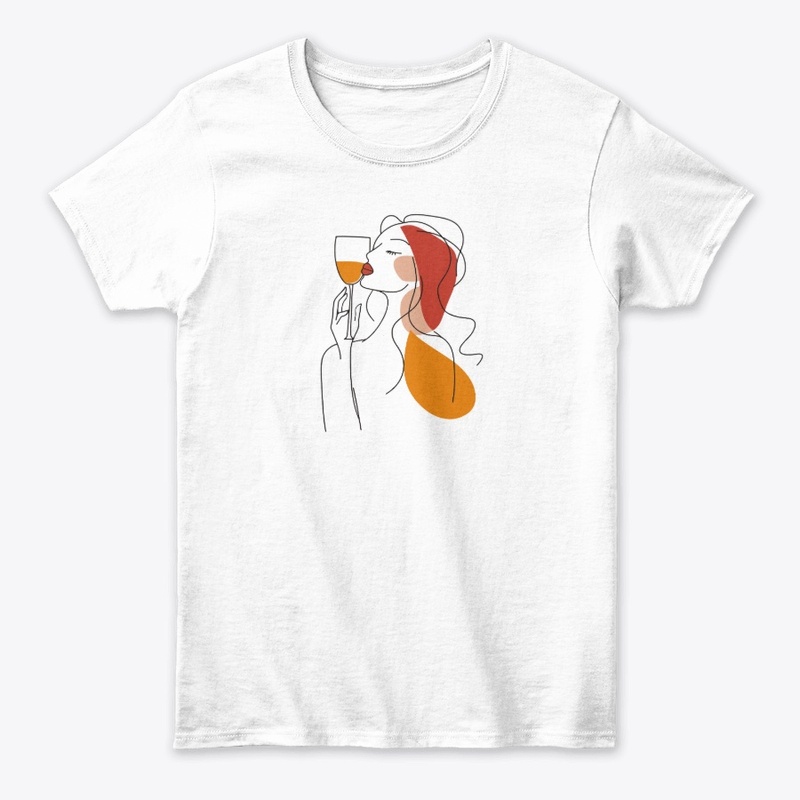 Abstract Minimalist Art for Wine Lovers