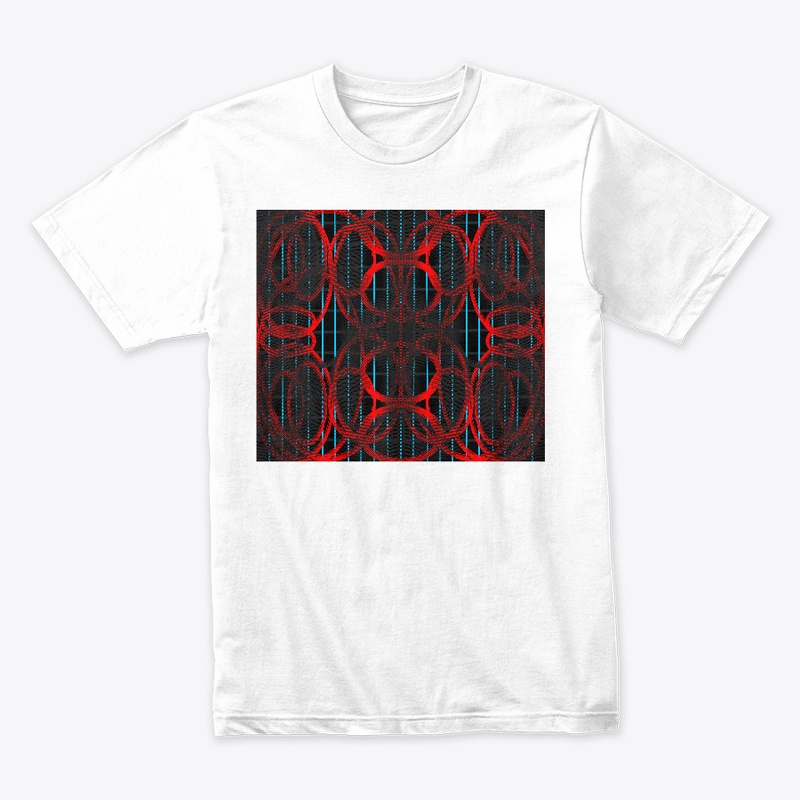 red Graphic Chains  "shirtwxt"