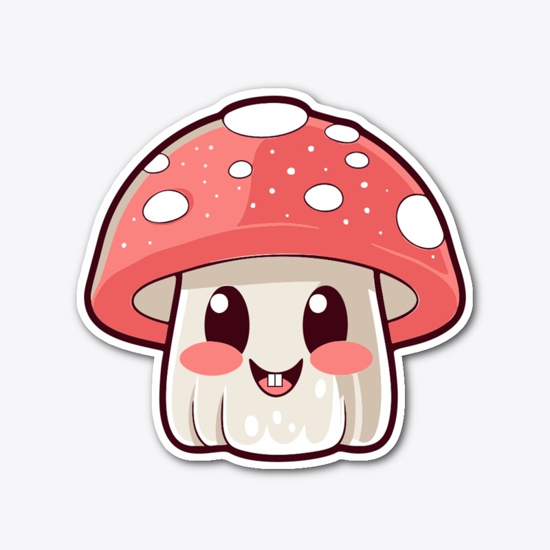 KAWAII MUSHROOM STICKER
