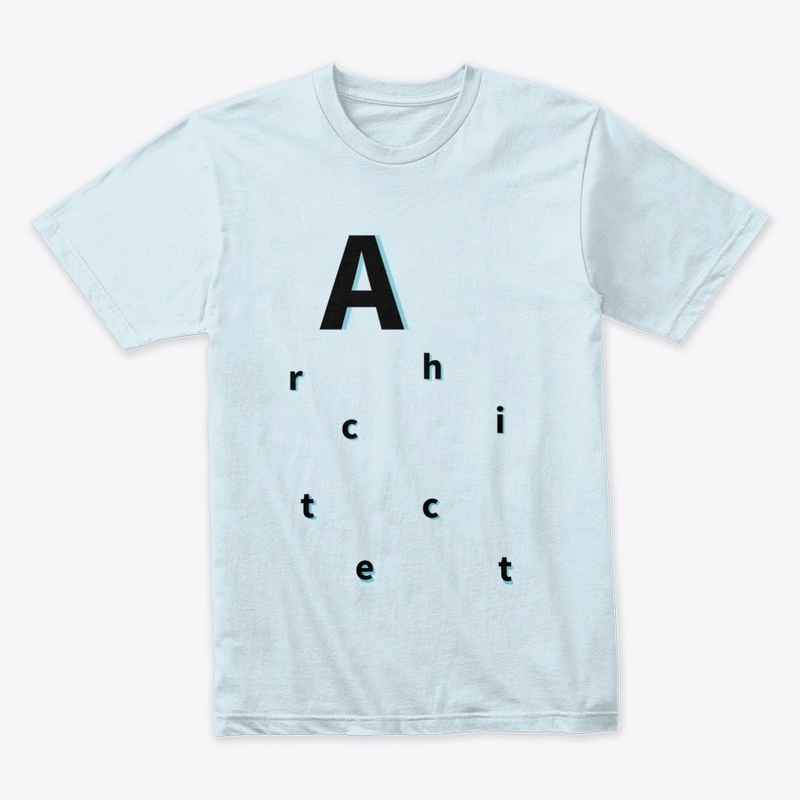 Architect Typography Chaos T-shirt