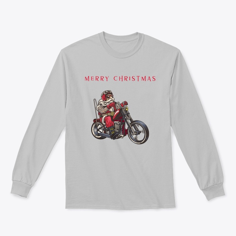 MERRY CHRISTMAS  BIKER SANTA