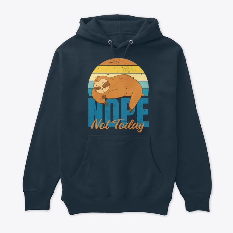Sleeping Sloth, Retro Sunset