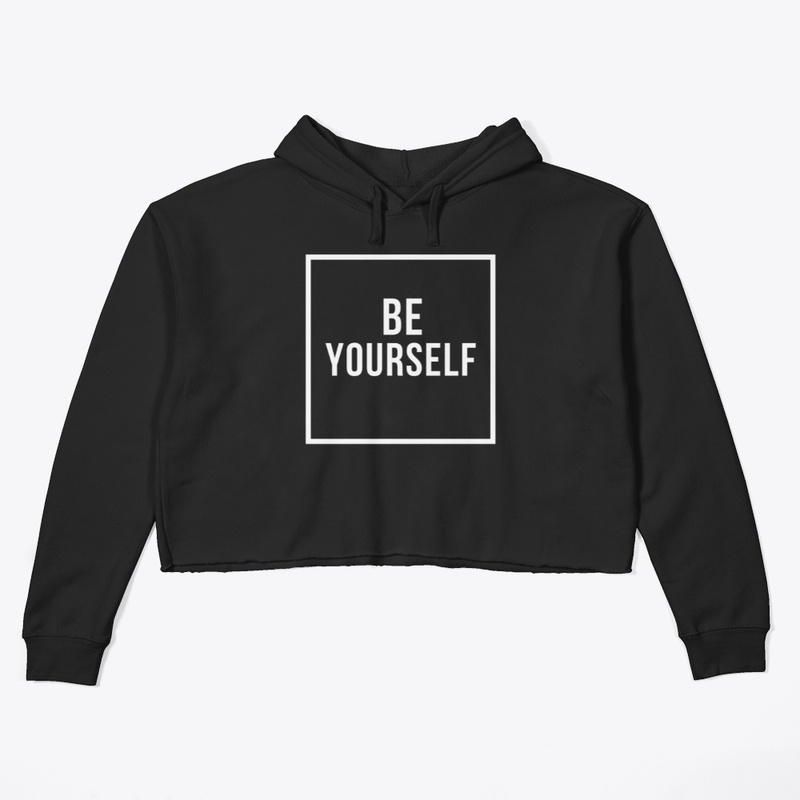 Be Yourself Crop Hoodie