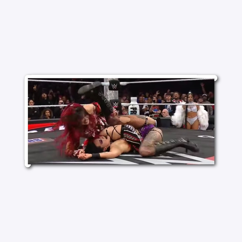 Iyo Sky Pins Rhea Ripley 