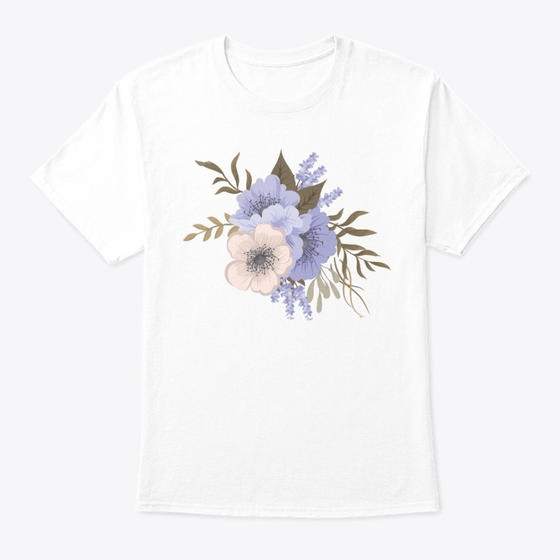 Realistic Blue Flower Design