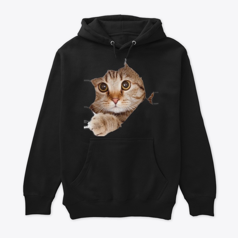 Cat Premium Pullover Hoodie