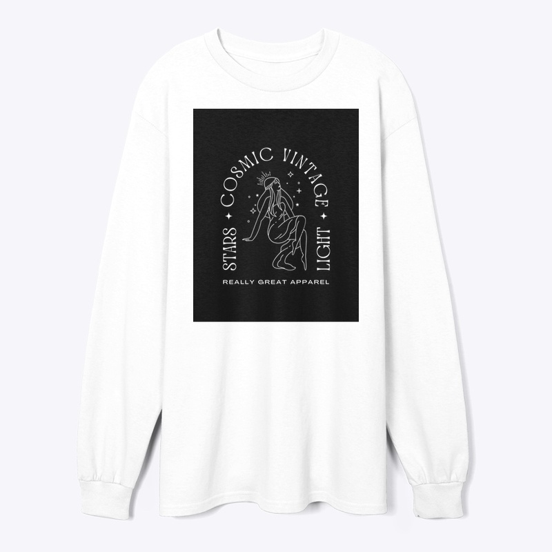 Minimalist Vintage Cosmic Girl T-shirt 