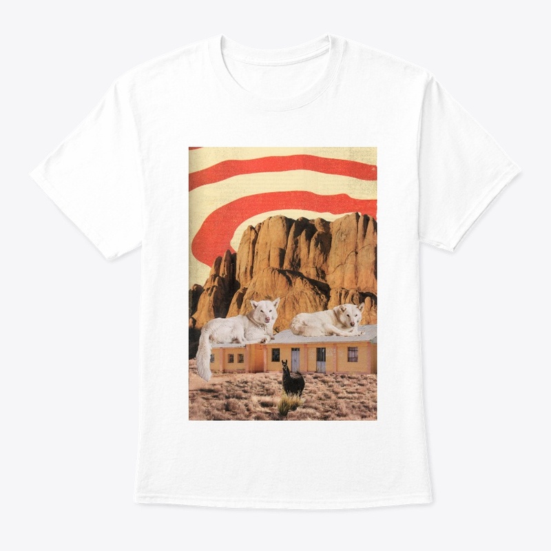 White Dogs  in the Arizona Desert