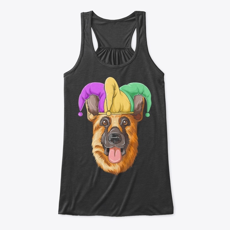 Mardi Gras German Shepherd Carnival Hat