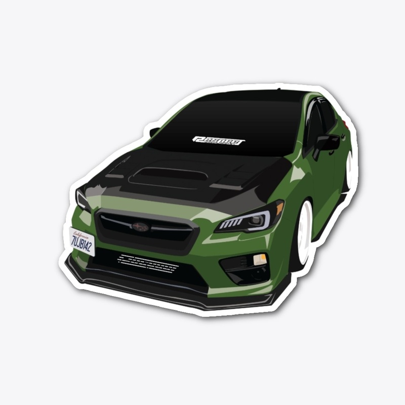 Green 17’ Subie WRX