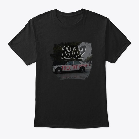 Keep Running Black T-Shirt Front