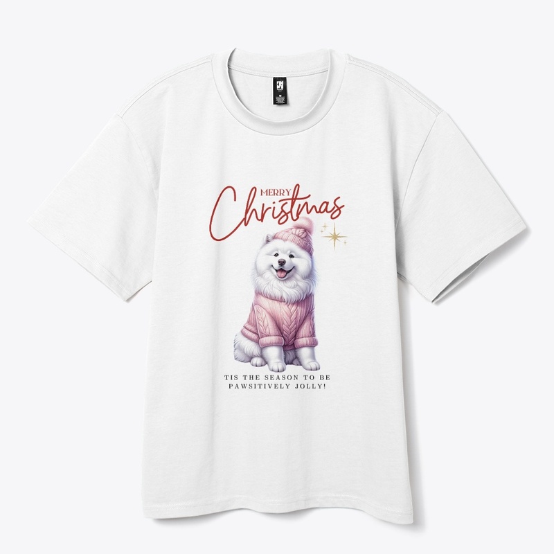 Pawsitively Jolly Samoyed
