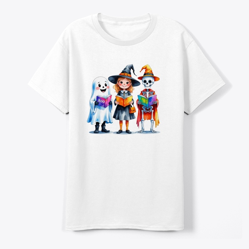 Ghost, Witch, and Skeleton Reading Books
