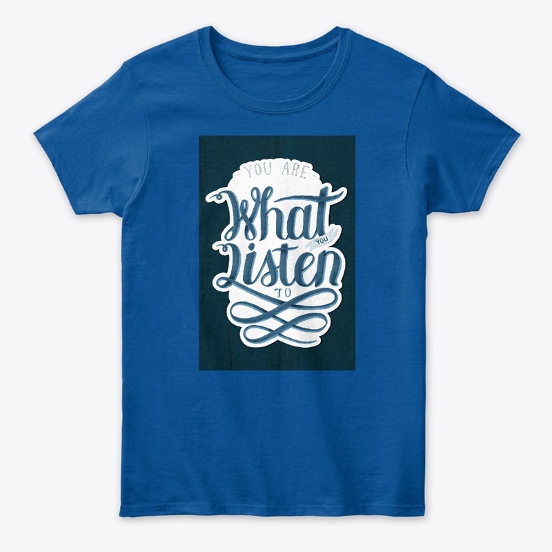 Vibrant 'You Are What You Listen To' Tee