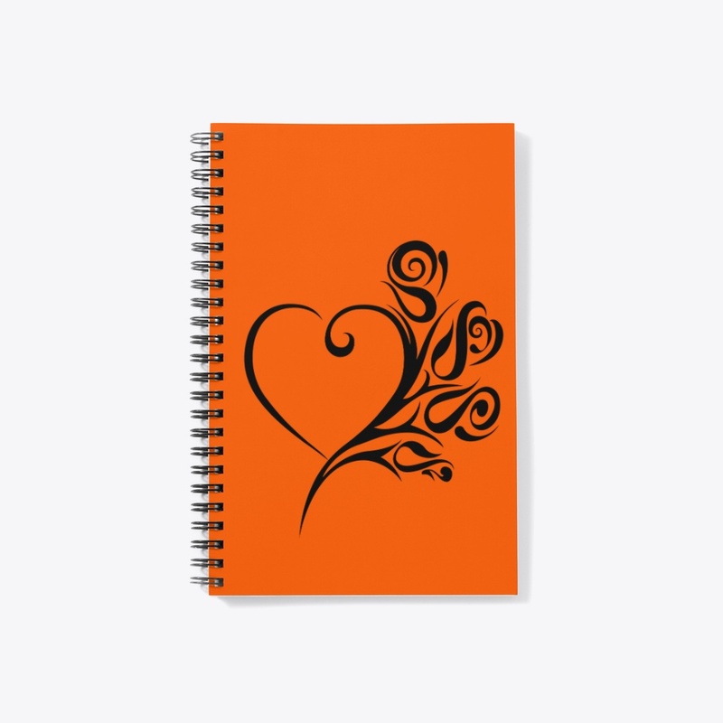 Simple Black Tribal Rose