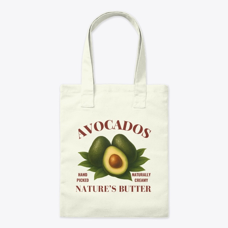 Nature’s Butter | Retro Avocado Art