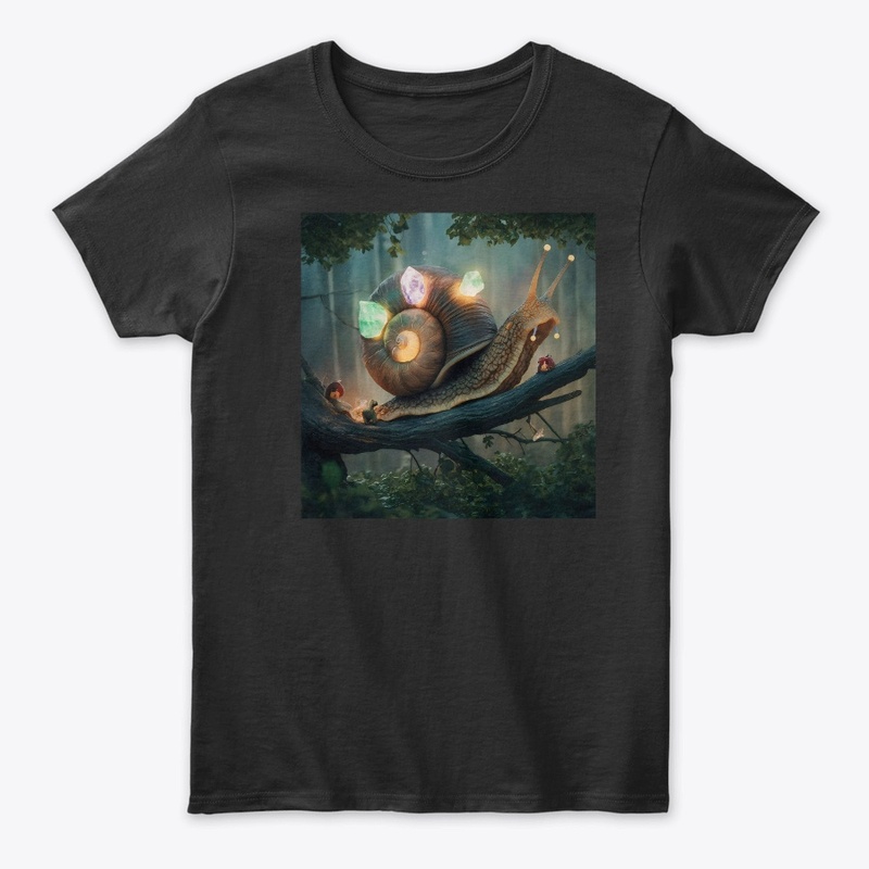 Night snail printed clothes and mug