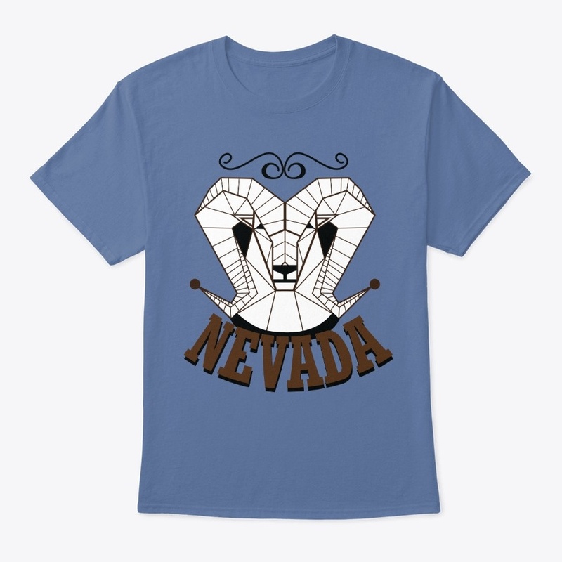 Geometric Nevada Ram T-Shirt